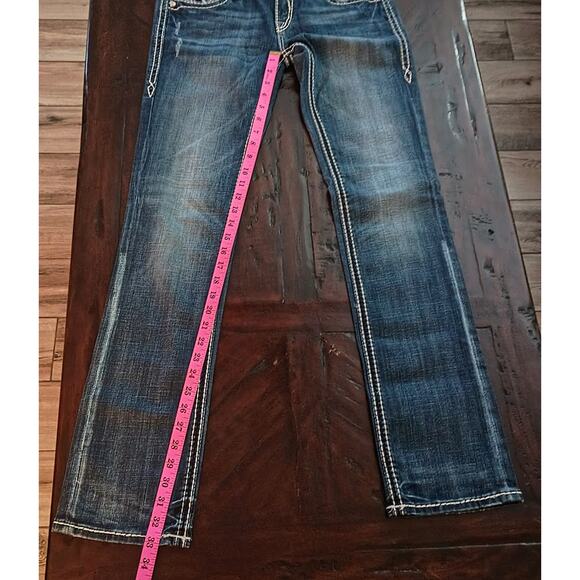 Rock Revival Denisa Straight Y2K Jeans - Size 29 - Picture 3 of 14